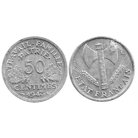 (914.1) Francia. 1943. 50 Centimes (BC)