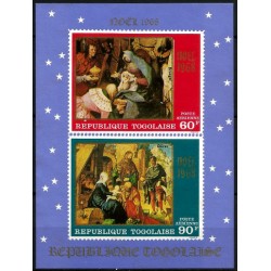 Togo. 1968. Hoja Conmemorativa (Nuevo) Navidad