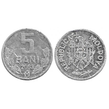 (2) Moldavia. 2003. 5 Bani (BC)