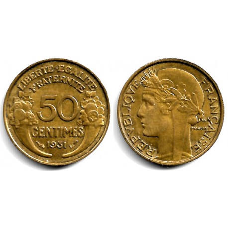 (894.1) Francia. 1931. 50 Centimes (EBC-)