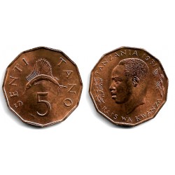 (1) Tanzania. 1981. 5 Senti (SC)