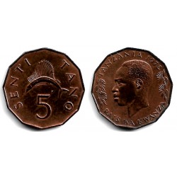 (1) Tanzania. 1972. 5 Senti (EBC)