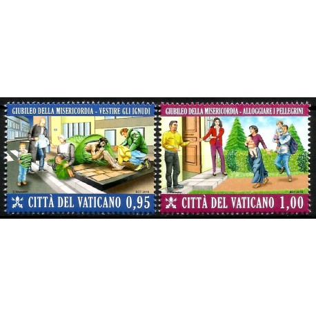 Ciudad del Vaticano. 2016. Serie Completa (Nuevo) Jubileo de la Misericordia
