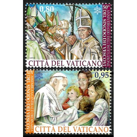 Ciudad del Vaticano. 2015. Serie Completa (Nuevo) Sinodo dei Vescovi