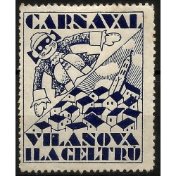 Viñeta Conm. Carnaval. Vilanova i la Geltrú (Nuevo, con señal de fijasellos)