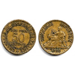 (884) Francia. 1922. 50 Centimes (BC)