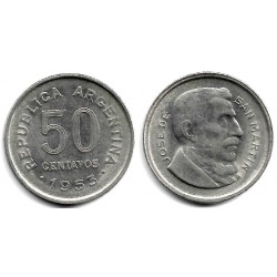 (49) Argentina. 1953. 50 Centavos (MBC)