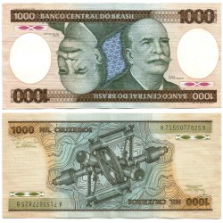 (201c) Brasil. 1981-86. 1000 Cruzeiros (MBC)
