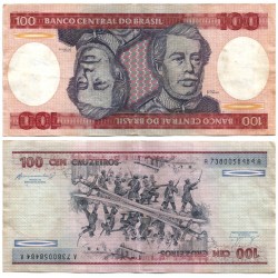 (198b) Brasil. 1981-84. 100 Cruzeiros (BC)
