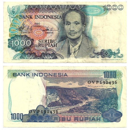 (119) Indonesia. 1980. 1000 Rupiah (MBC-)