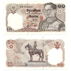 (87) Tailandia. 1987. 10 Baht (EBC)