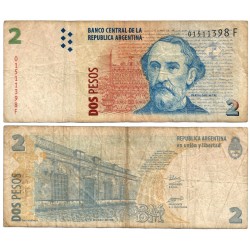 (352) Argentina. 2002. 2 Pesos (BC)