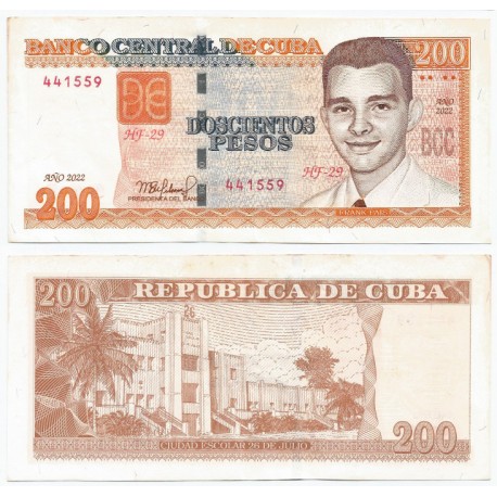 (130) Cuba. 2022. 200 Pesos (MBC)