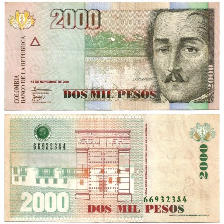 (457e) Colombia. 2006. 2000 Pesos (MBC)