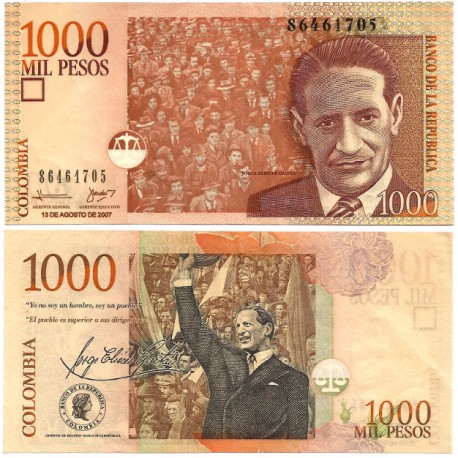 (456g) Colombia. 2007. 1000 Pesos (EBC)