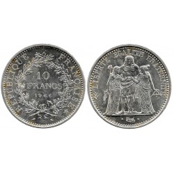 (932) Francia. 1966. 10 Francs (EBC) (Plata)