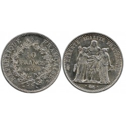 (932) Francia. 1970. 10 Francs (EBC) (Plata)