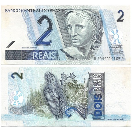 (249) Brasil. 2001-12. 2 Reais (EBC-)