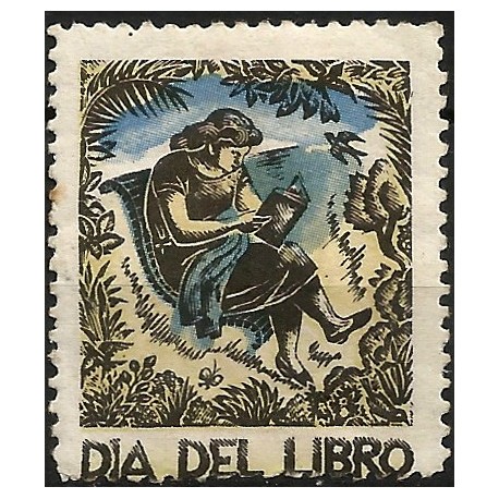 Viñeta Conm. Día del Libro (Nuevo, con señal de fijasellos)