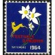 Viñeta Conm. Festivals d,Andorra. Año 1964 (Nuevo, con señal de fijasellos)