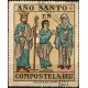 Viñeta Conm. Año Santo en Compostela. Año 1937 (Usado)
