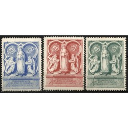 Viñetas Conm. Pro Canonización Bta. Juana de Lestonnac. Fundadora de la O.N.S (Nuevo, con señal de fijasellos)