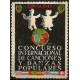 Viñeta Conm. Concurso Int. de Canciones y Danzas Populares. España. Año 1949 (Nuevo, sin goma)