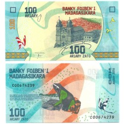 (97) Madagascar. 2017. 100 Ariary (SC)
