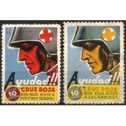 Viñetas Conm. Pro Cruz Roja (Usados)