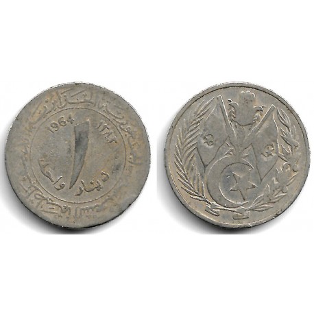 (100) Algeria. 1964. 1 Dinar (BC)