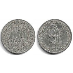 (4) Estados África Oeste. 2004. 100 Francs (MBC-)