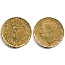 (60.1) Luxemburgo. 1987. 5 Francs (MBC)