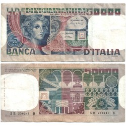 (107c) Italia. 1980. 50000 Lira (BC+)