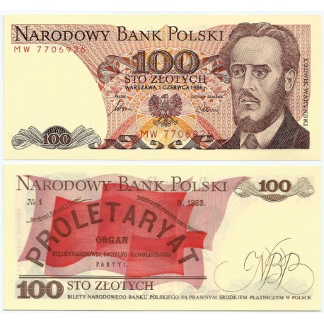 (143e) Polonia. 1986. 100 Zlotych (SC)