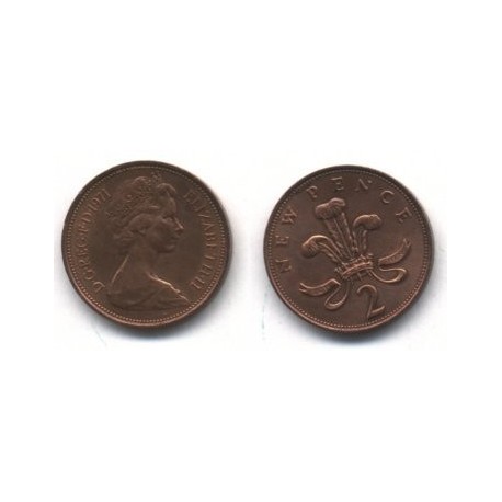 (916) Gran Bretaña. 1971. 2 Pence (EBC)