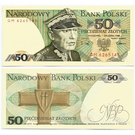 (142c) Polonia. 1988. 50 Zlotych (SC)
