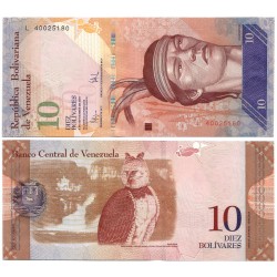 (90b) Venezuela. 2009. 10 Bolívares (SC)