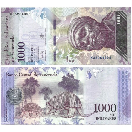 (95b) Venezuela. 2017. 1000 Bolívares (SC)