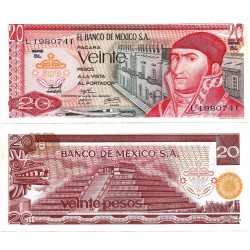 (64b) Estados Unidos Mexicanos. 1973. 20 Pesos (SC-)