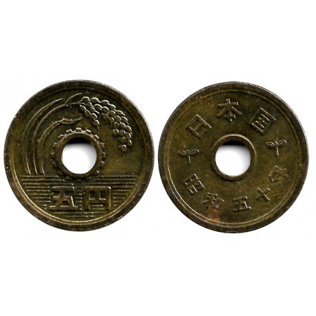 (Y72) Japón. 1975(50). 5 Yen (MBC)