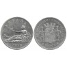 Gobierno Provisional. 1870*(---70). 5 Pesetas (BC+) (Plata) Ceca de Madrid SN-M