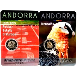 Andorra. 2025. 2 Euro + 2 Euro (SC) Juegos y Trencalòs