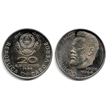 (20) Cabo Verde. 1982. 20 Escudos (EBC+)