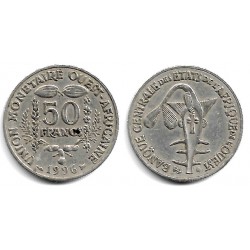 (6) Estados África Oeste. 1996. 50 Francs (MBC)