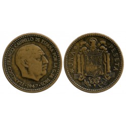 Estado Español. 1947*(19-52). 1 Peseta (BC)