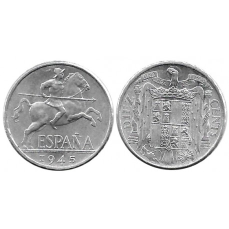 Estado Español. 1945. 10 Céntimos (SC)