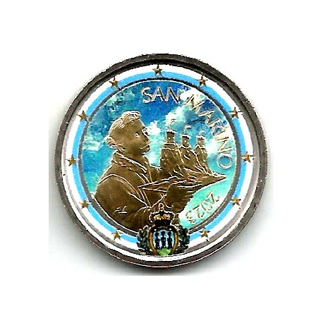 San Marino. 2023. 2 Euro (SC) Coloreada