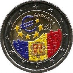 Andorra. 2022. 2 Euro (SC) Coloreada
