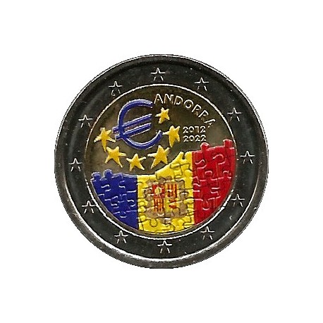 Andorra. 2022. 2 Euro (SC) Coloreada