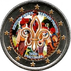 Portugal. 2025. 2 Euro (SC) Coloreada